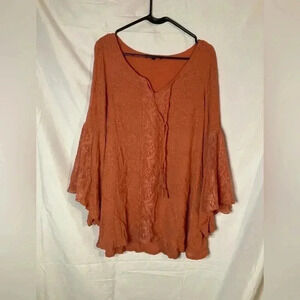 Olivaceous‎ boho style top